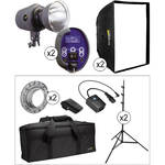 Impact Two Digital Monolight Softbox Kit