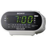 Sony ICF-C318 AM/FM Clock Radio (White)