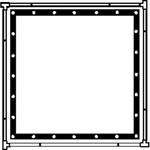 California Sunbounce Sun-Scrim 8x8' Butterfly Scrim Frame