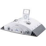 Lars & Ivan GDI-PA40T1W Hybrid Power Amplifier iPod Dock (White)