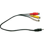 Optoma Technology BC-MJAVXY0S RCA Female to 2.5mm Male Cable 11.81" (30cm)