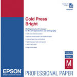 Epson Cold Press Bright Textured Matte Paper - 8.5 x 11" - 25 Sheets