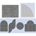 Primacoustic Broadway - 24" Quarter Circle Panel (Gray)
