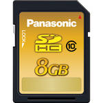 Panasonic 8GB SDHC Gold Series Memory Card