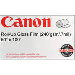 Canon 1429V465 Roll-Up Gloss Film (240 gsm/.7mil) 50" x 100' Roll