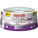 Maxell DVD+R 8.5GB, 8x Disc (25 Pack Spindle)