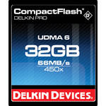 Delkin Devices 32GB CompactFlash Memory Card Pro 450x UDMA