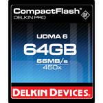 Delkin Devices 64GB CompactFlash Memory Card Pro 450x UDMA