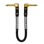 Mogami Platinum TS 1/4" Angled Male to TS 1/4" Angled Male Guitar Cable [11" (27.94cm)]