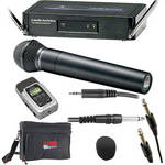 Audio-Technica Wireless Microphone & Zoom H2 Portable Recorder Kit - Handheld (T3)