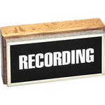 TecNec TWL-2 Horizontal Studio Warning Light Silver Accents - Recording