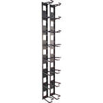 APC Vertical Cable Organizer, 8 Cable Rings, Zero U