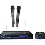 VocoPro UHF-3205 - UHF Dual Channel Rechargeable Wireless Mic System