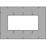 FSR FL-1500-3GP 3-Gang Large Plate