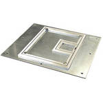 FSR FL-640P-SLP-C Lift Off Door w/ 1/4" Aluminum Carpet Flange for FL640P