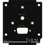 FSR T3U-2-RPCI5 Right Insert Punched for D-SUB & Stereo Mini-Plug (No Connector)