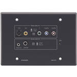 Kramer WP-27-WHITE Active Wall Plate Composite, S-Video, Component Video & Audio Transmitter (White)