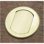 FSR T3-MINI-1B-BRS Table Top Microphone Insert (Brass Round Cover) (1-Button/1-LED)