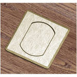 FSR T3-MINISQ-1B-BRS Table Top Microphone Insert (Square Brass Cover)