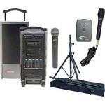 Califone PA919D Integrated Portable PA System with 900MHz Wireless Mic Receiver 