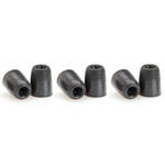 Hearing Components Comply P Foam Tips (Black) (Standard-3 Pairs)