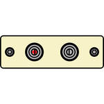 FSR IPS-A222S-IVO  IPS Audio Insert (Ivory)