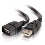 C2G USB Extension Cable (3.3', Type A Male to Type A Female, Black)