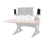 Forecast Consoles Pair of Speaker Pedestals for Rear Extrusion Mounting