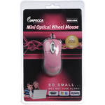 Impecca WM500 Mini Illuminated USB Optical Mouse (Pink/Silver)