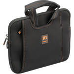 Ruggard 10" Ultra Thin Netbook Sleeve With Handles (Black/Orange)