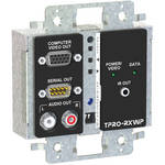 FSR TPRO-RXWPDS-BLK 2-Gang Wall Plate Receiver (Black)