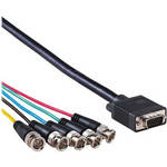 FSR CS-HD5BMM-50  HD-15M to 5 x BNC Male Cable [50' (15.24 m)]