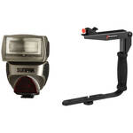 Sunpak PZ40X II  AF TTL Shoe-Mount Flash (Silver) Kit
