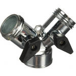 Delta 1 Y Pipe Adapter with Shut-Offs (Brass)