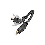 Xtreme Cables HDMI 1.3b Cable With 180&deg; Swivel Tip - 12' (3.66 m)