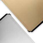 Westcott Fabric ONLY for Scrim Jim Frame, Large - Golden Silver/White