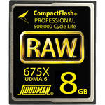 Hoodman 8GB CompactFlash Memory Card RAW 675x UDMA