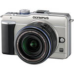 Olympus PEN E-PL1 Digital Camera (Champagne)