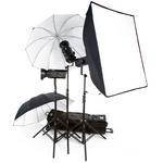 Bowens Gemini 500R 3-Light Umbrella/Softbox Kit (230VAC)