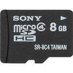 Sony 8GB microSDHC Memory Card Class 4 with microSD Adapter