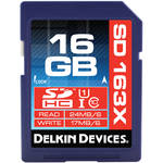 Delkin Devices 16GB SDHC Memory Card Pro Class 10