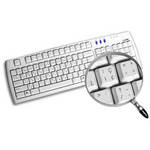 Royal Galaxy Portuguese Transparent Keyboard Sticker Set (Transparent/Blue)