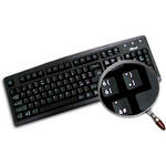 Royal Galaxy Italian Transparent Keyboard Sticker Set (Transparent/Yellow)