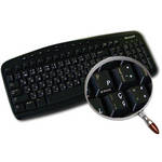 Royal Galaxy Portuguese Transparent Keyboard Sticker Set (Transparent/White)