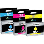 Lexmark 100 Color (CMY) Return Program Ink Cartridges (3-Pack)