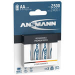 Ansmann 5035442 MAX-E+ AA 2500mAh Rechargeable NiMH Batteries (4-Pack)