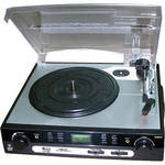 Pyle Pro PLTTB9U USB Turntable with USB/SD Card Encoder And AM/FM Radio