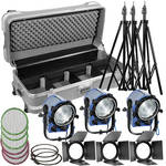 Arri T1 Fresnel 1000W 3-Light Kit (220V)