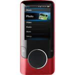 Coby MP707 MP3 Player (Red)