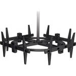 Premier Mounts Elliptical Universal Quad Flat Panel Ceiling Mount (Black)